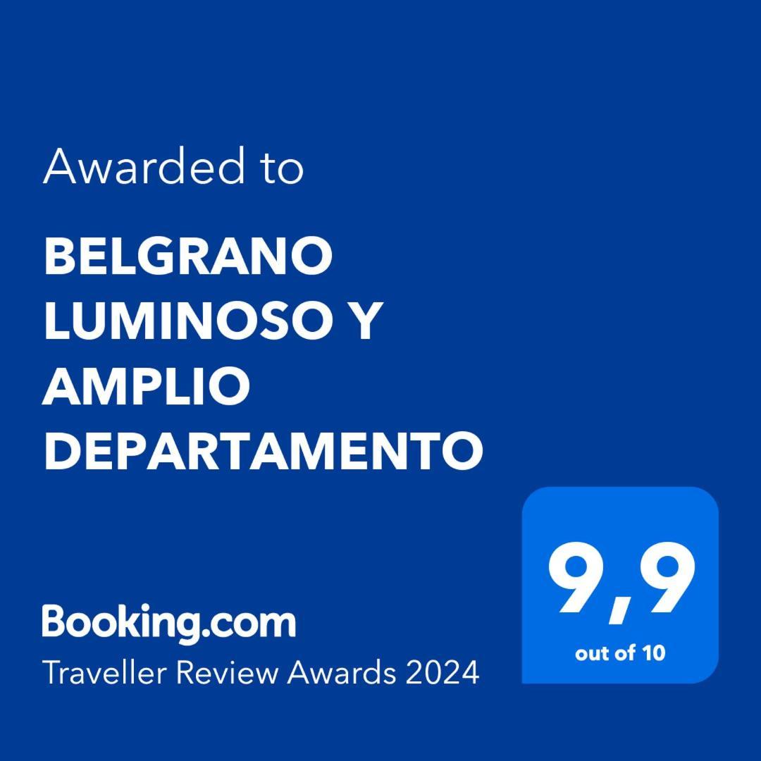 Belgrano Luminoso Y Amplio Departamento Apartman Buenos Aires Kültér fotó